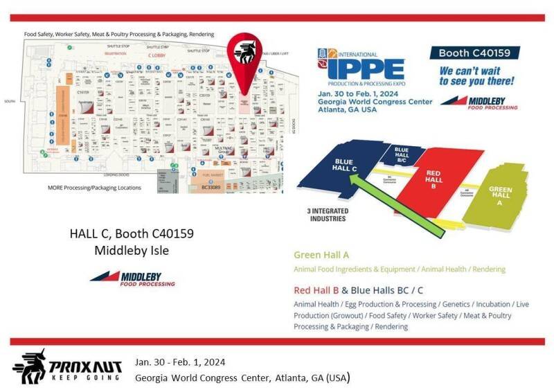 IPPE 2024: the largest annual display of technology, equipment, supplies, and services used in the production and processing of eggs, meat, and poultry and those involved in feed manufacturing