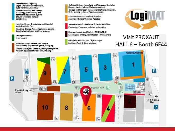 MappaPROXAUT Hall 6 Booth 6F44 exhibition areas
